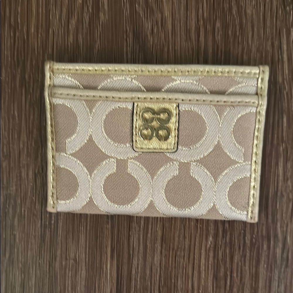 Gold Coach Card Holder